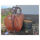 500 Gallon Fuel Tank w/Pump (small leak) and 55 Ga