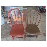 2 Wood Chairs