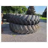 2 Firestone Radial All Traction 23 Tires 480/80R46