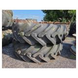 2 US Royal Super Grip Tires 13-26 and 12 Dual Clam