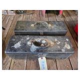 2 Tools Boxes w/hitch pins