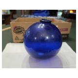 Cobalt Blue Lightning Rod Globe