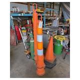 7 Traffic Cones w/Weights