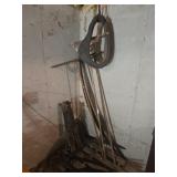 Primative Tools; Corn Knives, Jab Planter, Horse C