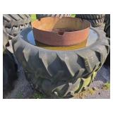 2 Firestone All Traction Field and RoadTires on Ri