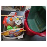 Cleaning Supplies and Bucket
