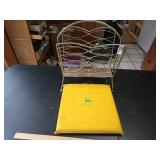Magazine Rack and 2 Leg John Deere Cushion