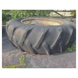 18.4-38 Tire With Rim