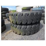2 Goodyear Custom Extra Grip Tires on Rim 10.00-20