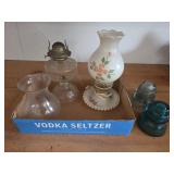 Oil Lamp, Bedside Lamp, Insulators