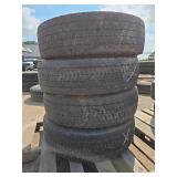 4 Continental HSR Tires 225/70R19.5