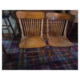 3 Wood Chairs