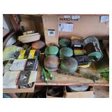 Shelf Contents Left Side: Misc JD Parts, Air Clean