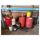 4 Oil Barrels, Pumps, Filters, Oil