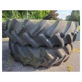 2 Goodyear Super Traction Tires 520/85R46