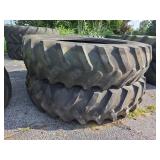 2 Firestone Radial All Traction 23 Tires 18.4R46