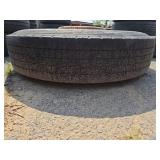 1 Bridgestone R194 Tire on Rim 11R21.5 14PR