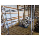Galvanized Steel Tire Racks 96'x24'x90'H
