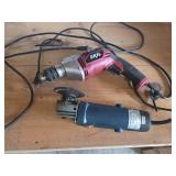 1/2' Drill and Angle Grinder