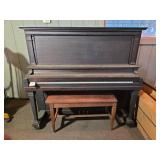Kingsbury Upright Piano w/Bench