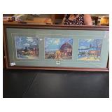 3 Scene John Deere Print 40'x17'H