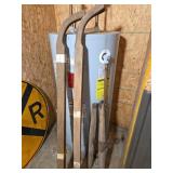 2 Pair Cultivator Handles and 2 Single Trees
