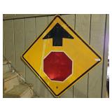 STOP Ahead Sign
