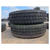2 Toyo M627 Tires on Rims 11R22.5
