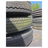 3 Firestone Transport on Rims 10.00-20