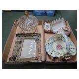 Candy Dish (dmg), Picture Frame, Misc China Pieces