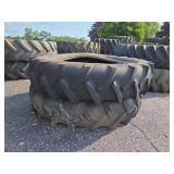 2 Armstrong Hi Power Lug Tires 13.6-38