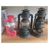 NO. 24 Dietz Lantern and 2 Misc Lanterns