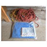 Extension Cords and 8'x10' Tarp