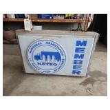 Lighted Double Sided NATSO Sign 24'x37'H (some d