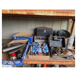 Middle Shelf Contents Right Side; Grease Guns, R1-