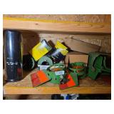 Top Shelf Contents Right Side; JD Filters, Lights,