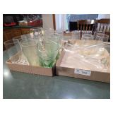 2 Boxes Glasses; Fiddler on the Roof, Coca-Cola, S