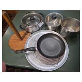 Pots and Pans (2pc Revere Ware), Paper Towel Holde
