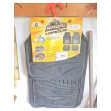 Universal Rubber Floor Mat Set 4 pc