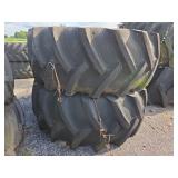 2 Armstrong Hi Power Lug Tires 23.1-26