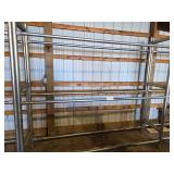 Galvanized Steel Tire Racks 96'x24'x90'H