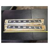 Pair Farmall Hood Emblems (R&L)
