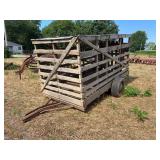Wooden Livestock Trailer