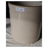 Cream Colored Crock #6 (damage)