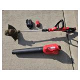 Craftsman Weedeater & Blower W/Charger & Battery