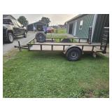 Single Axle Trailer 77'x12' w/Ramps