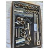 Craftsman 1/2' Socket Set Standard & Deep Wells