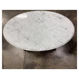 Oval marble stand-18"