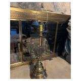 Brass Rooster Weathervane Table Lamp