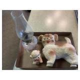 Rubber Dog Squeak Toys & Mini Oil Lamp